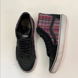 Vans Sk8 Hi (Black and multicolor) Men’s